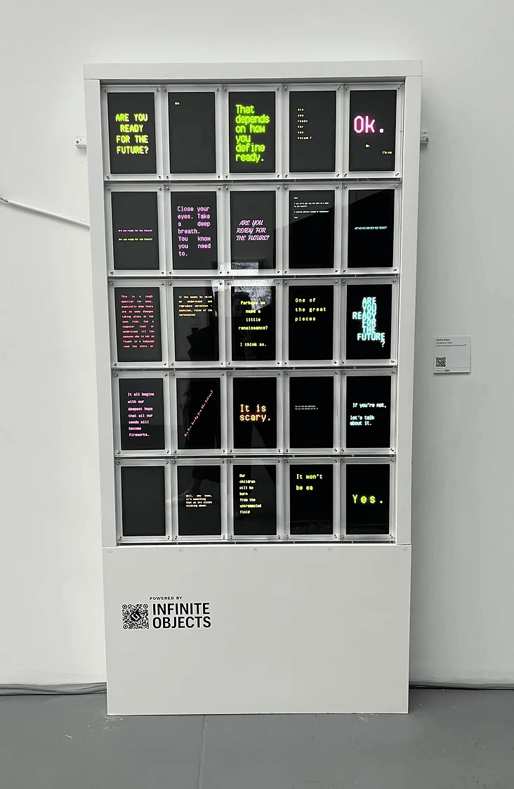 “Are you ready for the future?” exhibited at SuperRare Gallery, August 4-20 (2022)