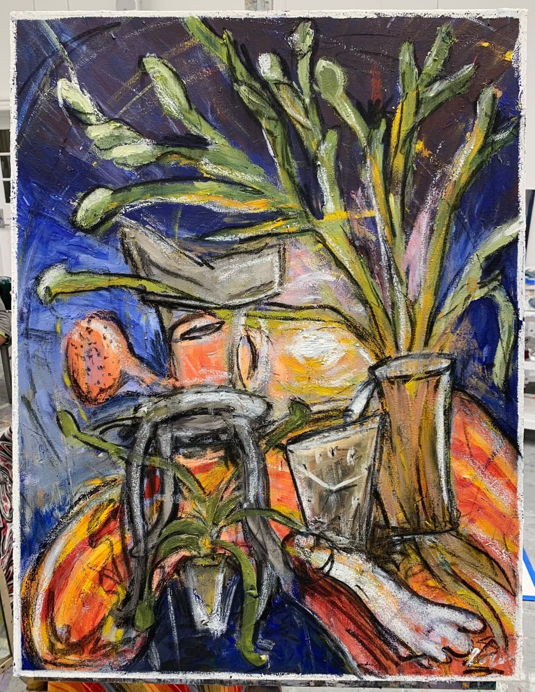 Untitled, Finger-painting, 2022