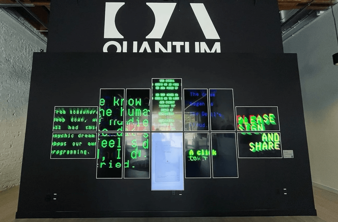 COMPLETION: FRAGMENTS, on display at Quantum Art (2022)