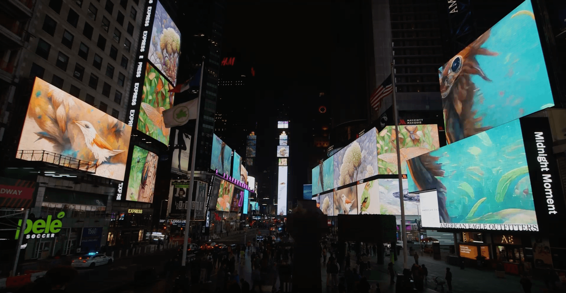 Critically Extant, Times Square, New York