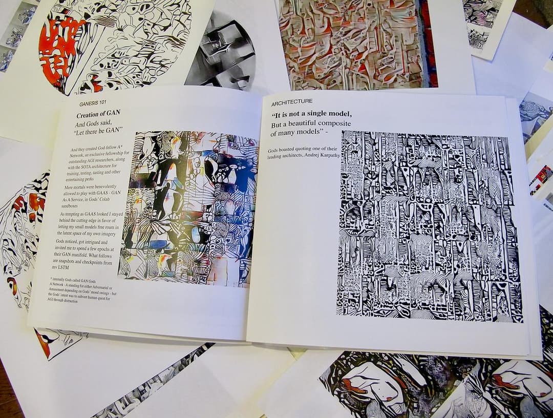 The Books of GANesis- Divine Comedy in Tangled Representations 2019