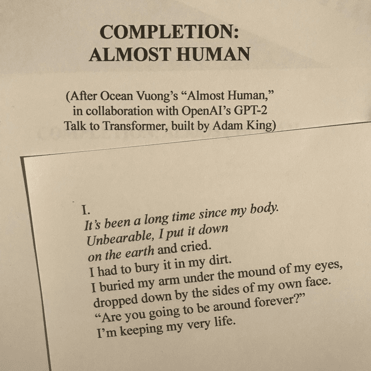 Completion: Almost Human (2021)